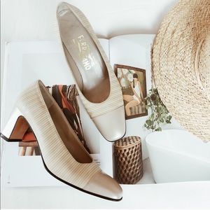 Salvatore Ferragamo | Vintage Color Block Pumps